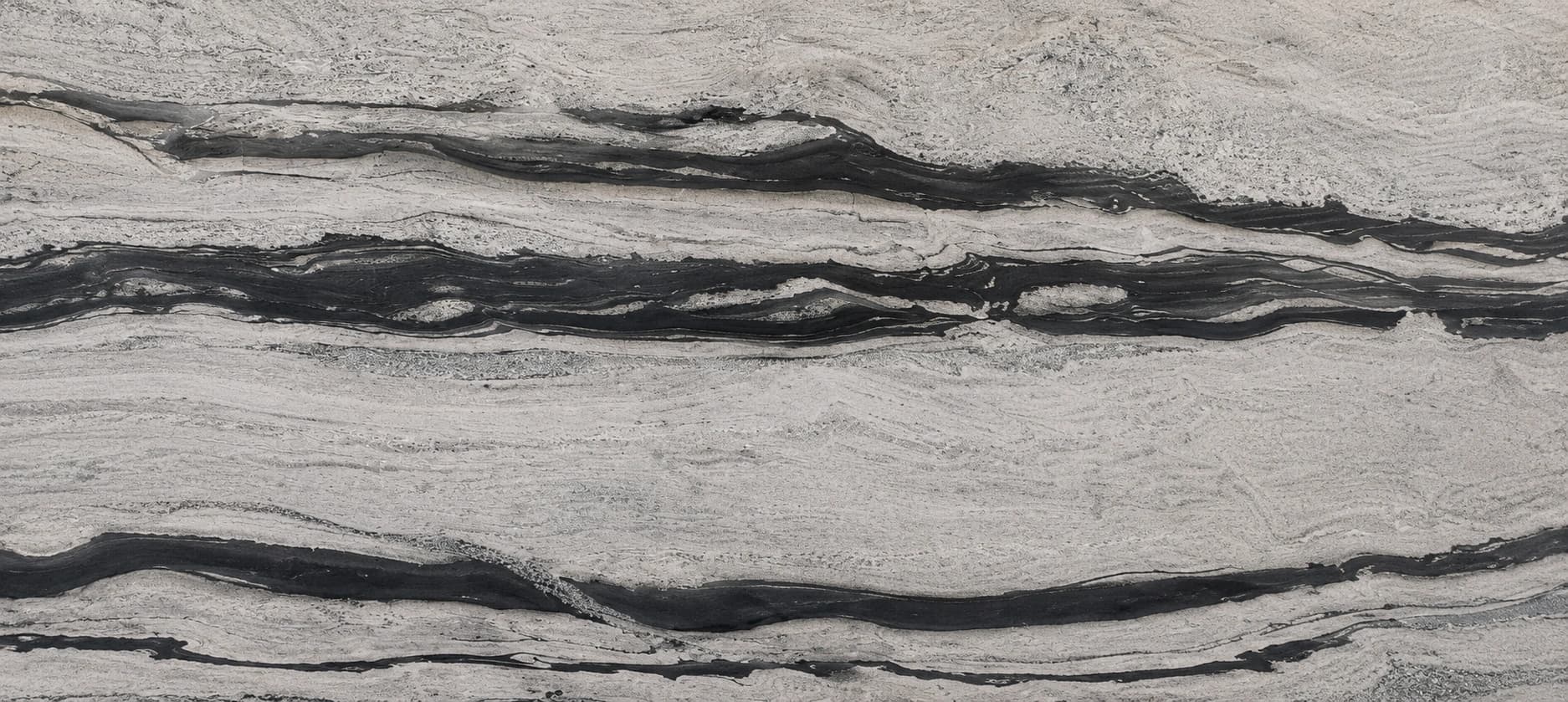 Panda Marble — negras onduladas horizontales